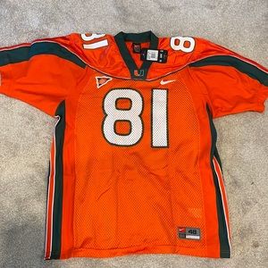 University of Miami #81 Jersey
